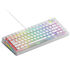 Glorious GMMK 3 75% Custom Gaming Keyboard - Pre-Built, ANSI (US), Fox Switches, White image number null