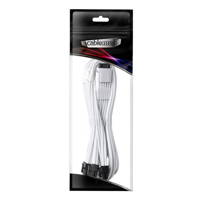 Cablemod PRO ModMesh RT 12VHPWR auf 3x PCI-e Kabel f&uuml;r ASUS/Seasonic/Phanteks - 60cm, wei&szlig; image number 2