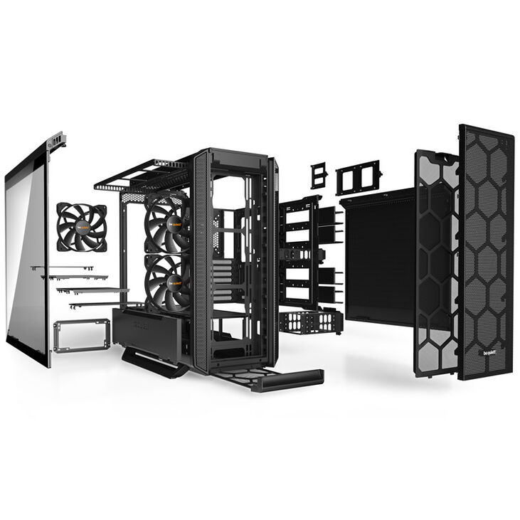 be quiet! Silent Base 802 Window Midi-Tower - Tempered Glass, schwarz image number 4