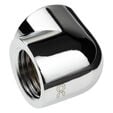 Alphacool Eiszapfen Adapter 90 Grad G1/4 Zoll IG auf G1/4 Zoll IG - chrome image number null