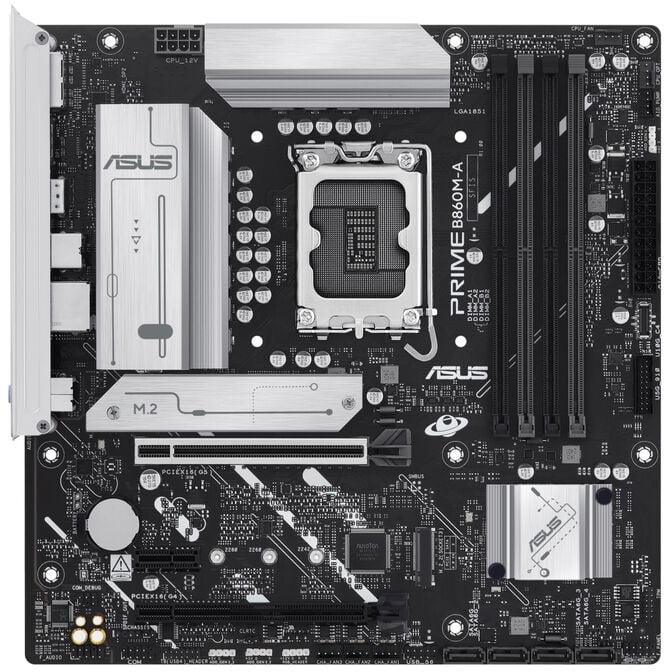 ASUS Prime B860M-A Motherboard, Socket LGA 1851, Intel B860, Micro-ATX, DDR5 image number 2