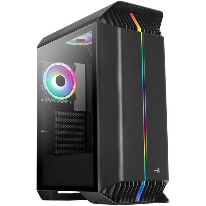 Aerocool Gladiator Duo Midi-Tower - schwarz Window image number 0