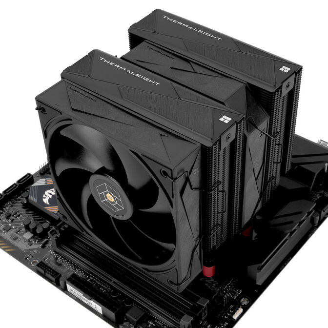 Thermalright Royal Pretor 130 CPU Cooler, Dual-Tower - 1x 120mm, 1x 130mm, black image number 8