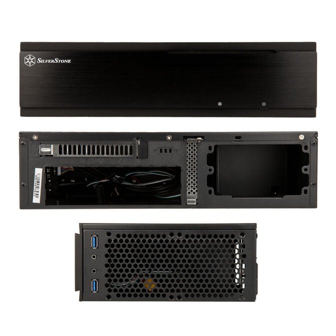 SilverStone SST-ML06B Milo HTPC Geh&auml;use - schwarz image number 1