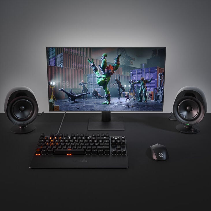 SteelSeries Arena 3 Gaming Speakers - black image number 2