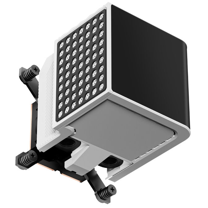 TRYX Panorama CPU Water Block, AMOLED Display, Intel and AMD Sockets - white image number 1