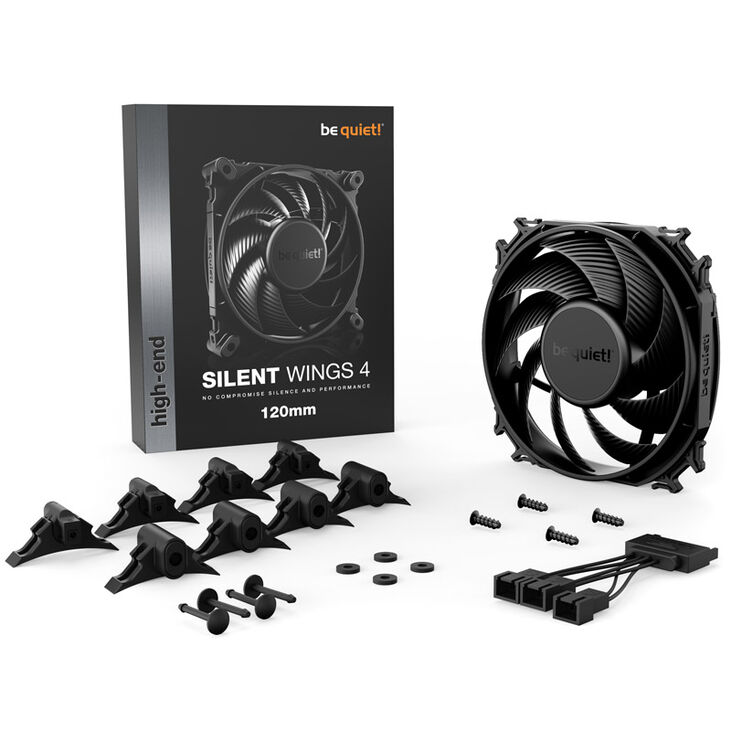 be quiet! Silent Wings 4 Fan - 120mm, black image number 3