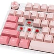 Ducky One 3 Gossamer TKL Pink Gaming Tastatur - MX-Red (US) image number null