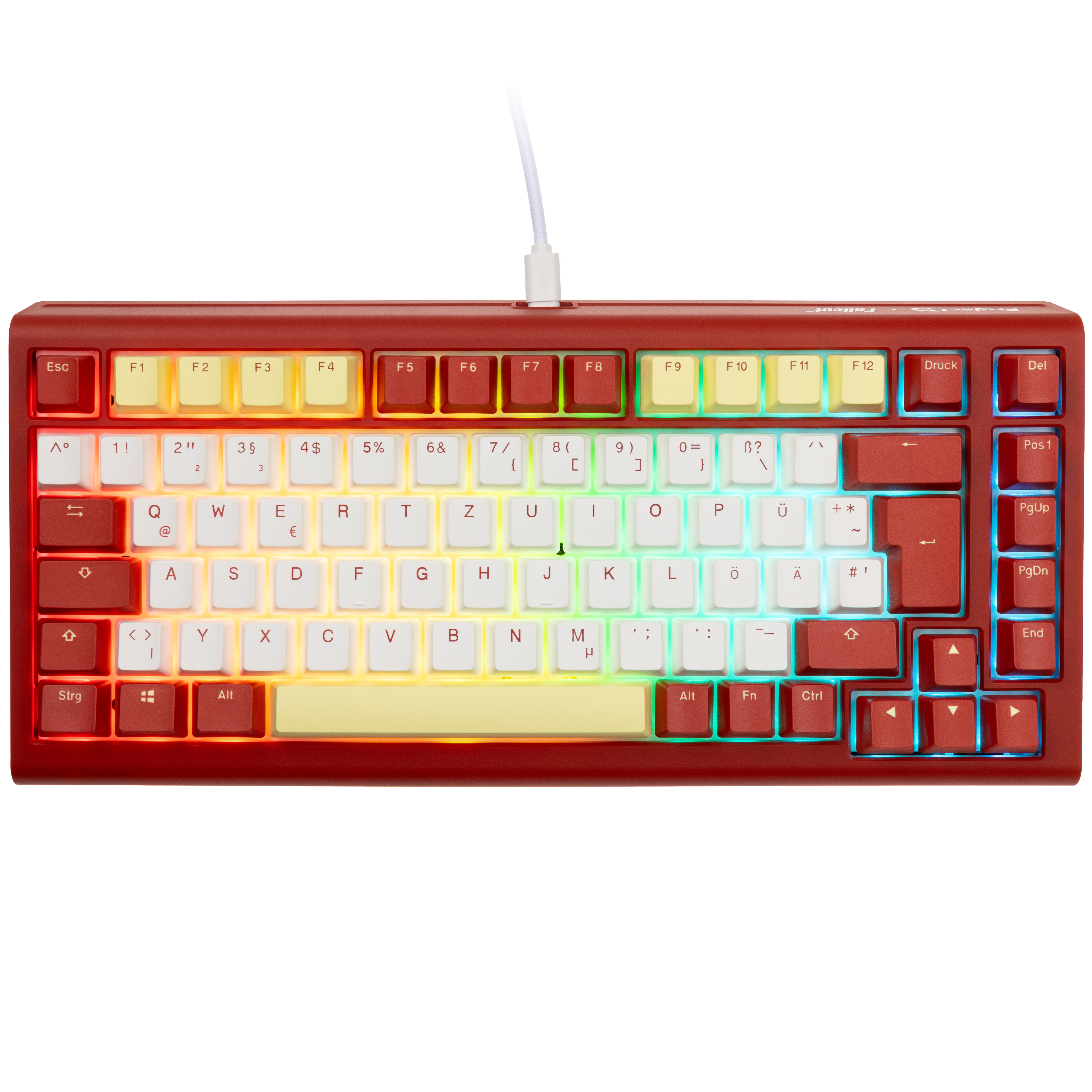 Ducky ProjectD x Fallout Bundle, Tinker 75 + Nuka-Cola Mousepad