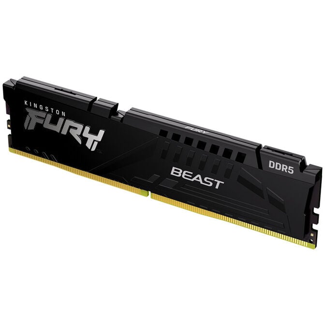 Kingston Fury Beast Black DDR5-5200 RAM, CL40 - 16 GB, black image number 0