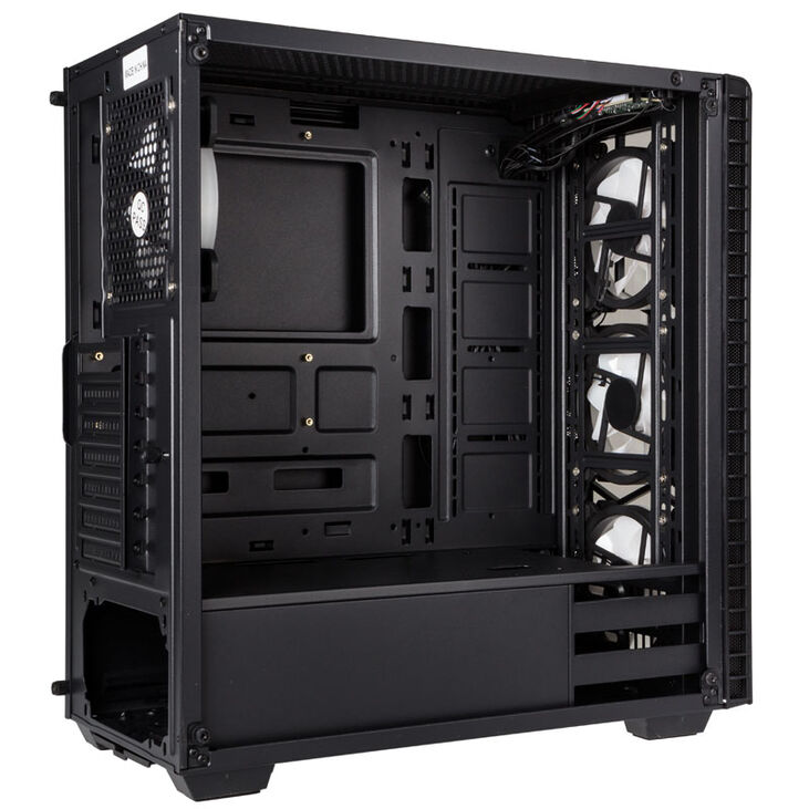 Kolink Observatory RGB Midi-Tower, Tempered Glass - schwarz Window image number 6