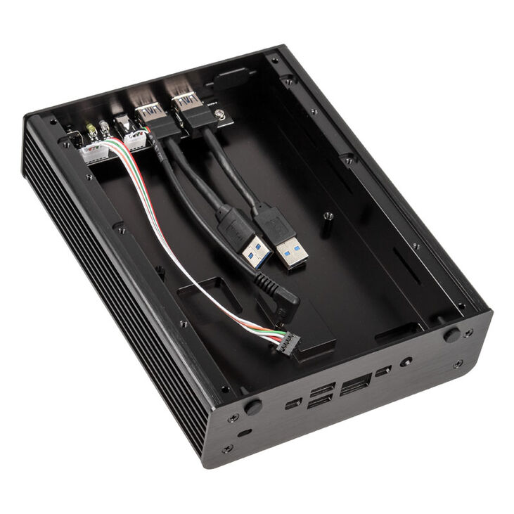 Akasa Newton MC UCFF-Gehäuse (Intel NUC), OEM - schwarz image number 4