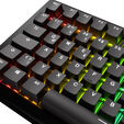 Glorious GPBT Basics Keycaps, ISO Layout (DE), PBT, Doubleshot - Classic Black image number null