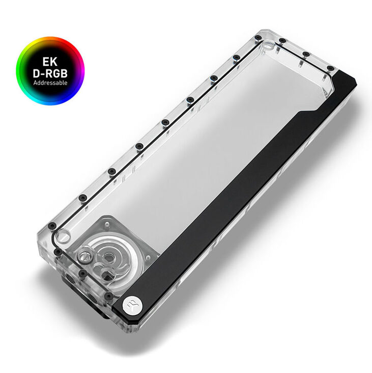 EK Water Blocks EK-Quantum Kinetic FLT 360 D5 PWM D-RGB - Acryl image number 0