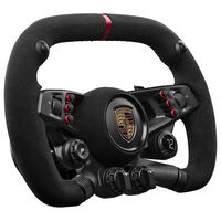 Fanatec CSL Elite Porsche Vision GT Steering Wheel, Suede, OLED Display, 310 mm Width - Black