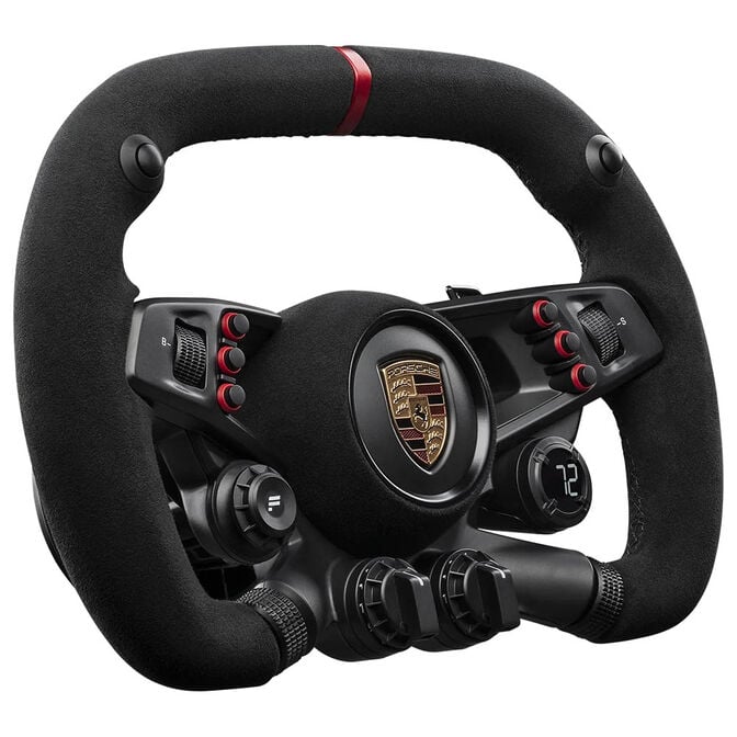 Fanatec CSL Elite Porsche Vision GT Lenkrad, Wildleder, OLED-Display, 310 mm Breite - schwarz image number 0
