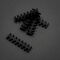 King Mod Service 14-Slot Cable Comb 3mm small - black - set of 5