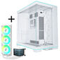 Lian Li O11D EVO RGB + TRYX PANORAMA ARGB Komplett-Wasserkühlung - weiß, 360mm