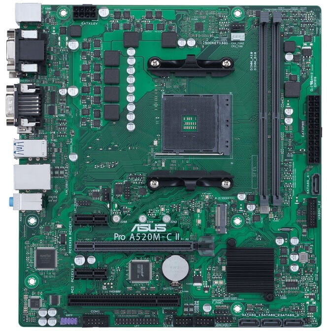 ASUS PRO A520M-C II/CSM, AMD A520 motherboard, Socket AM4, DDR4 image number 2