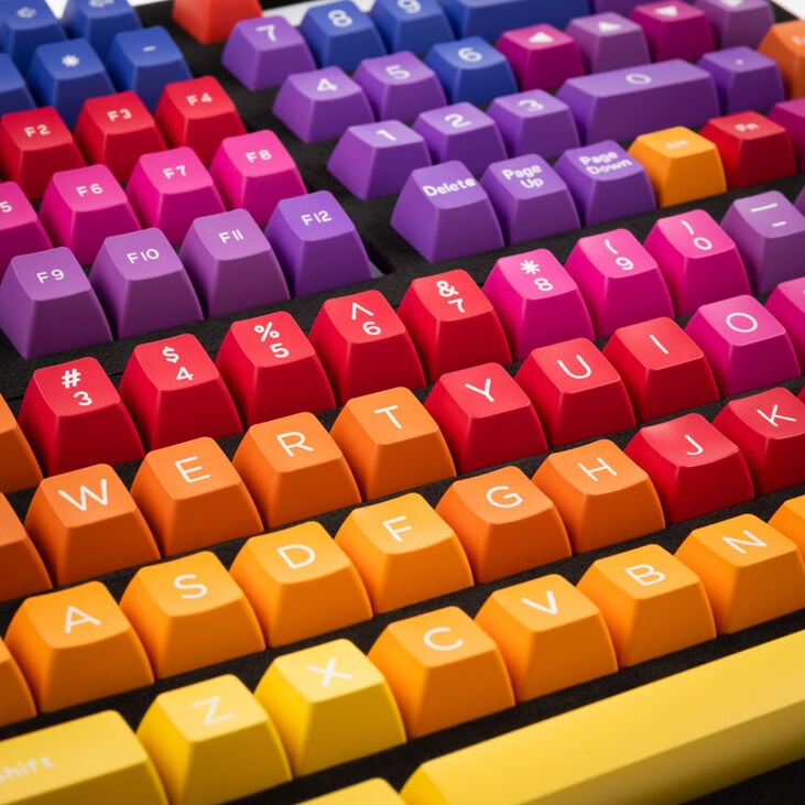Ducky Afterglow ABS Double-Shot Keycap Set, US Layout image number 2