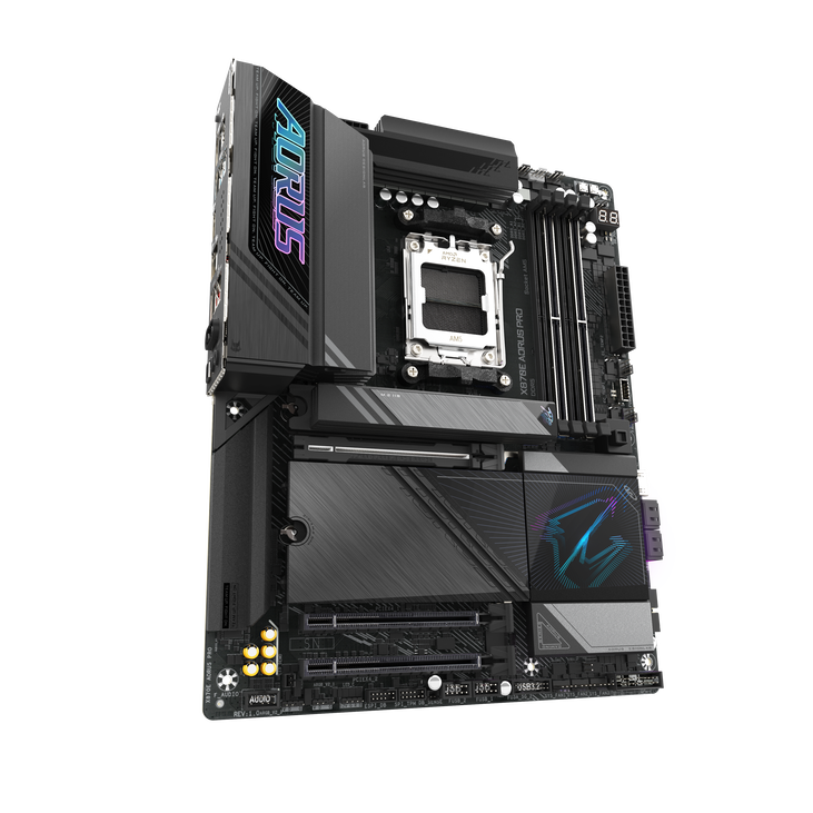 Gigabyte X870E AORUS Pro Mainboard, Sockel AM5, AMD X870E, ATX, DDR5 image number 2