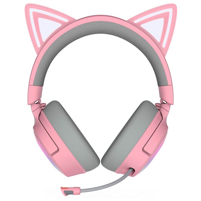 Razer Kraken Kitty V3 Pro wireless gaming headset, Chroma RGB - quartz image number 3