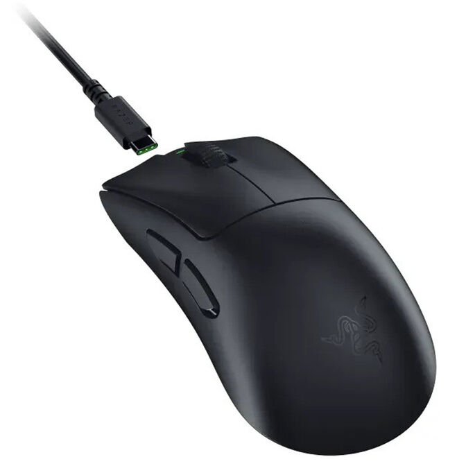 Razer DeathAdder V3 Hyperspeed Gaming Maus - mit HyperPolling Wireless Dongle, schwarz image number 0