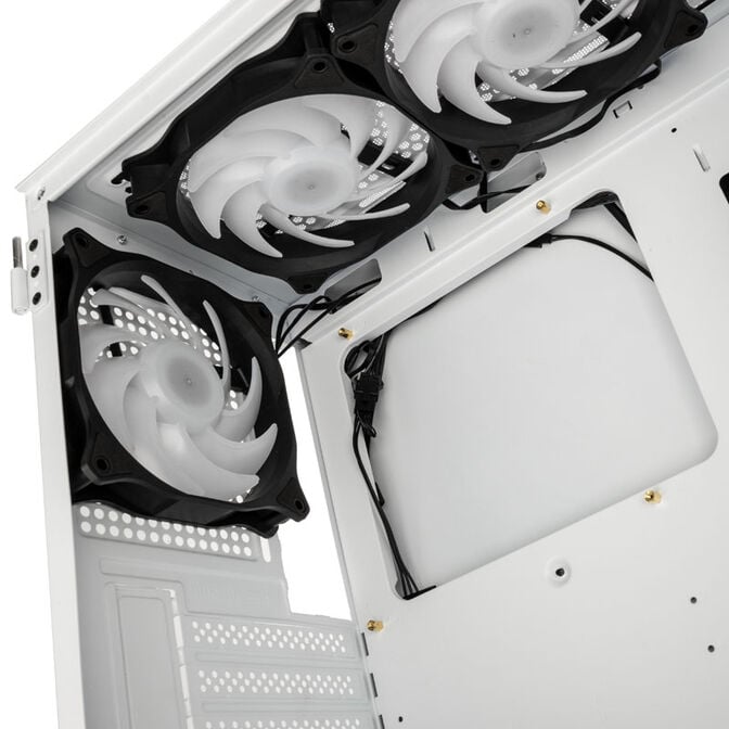Kolink Observatory MX Mesh ARGB PC Case, Mid Tower - White image number 9