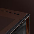 Antec Flux Pro Noctua Edition PC Case, Mid-Tower, E-ATX, Tempered Glass - Brown/Black image number null