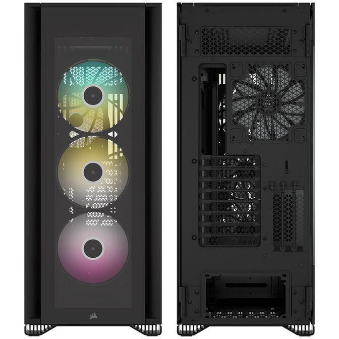 Corsair iCUE 7000X RGB Full Tower, Tempered Glass - black image number 3
