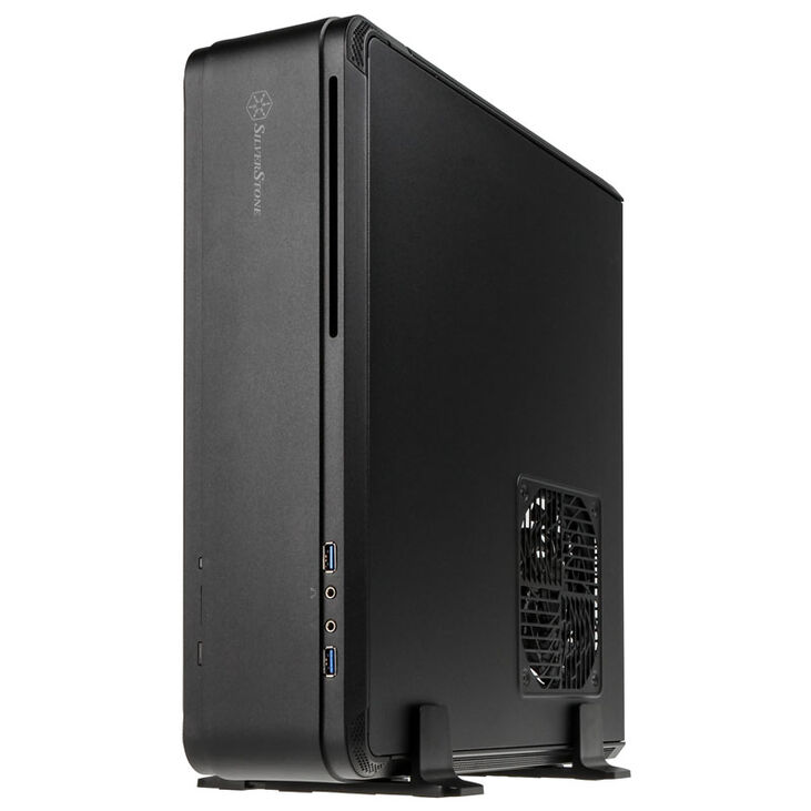 SilverStone SST-FTZ01B Fortress Mini-ITX Gehäuse - schwarz image number 2