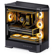 Jonsbo D400 PC-Geh&auml;use, Midi Tower, ATX, Tempered Glass - schwarz image number null