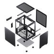 Jonsbo C6 PC-Geh&auml;use, Mini-Tower, Micro-ATX - schwarz image number null