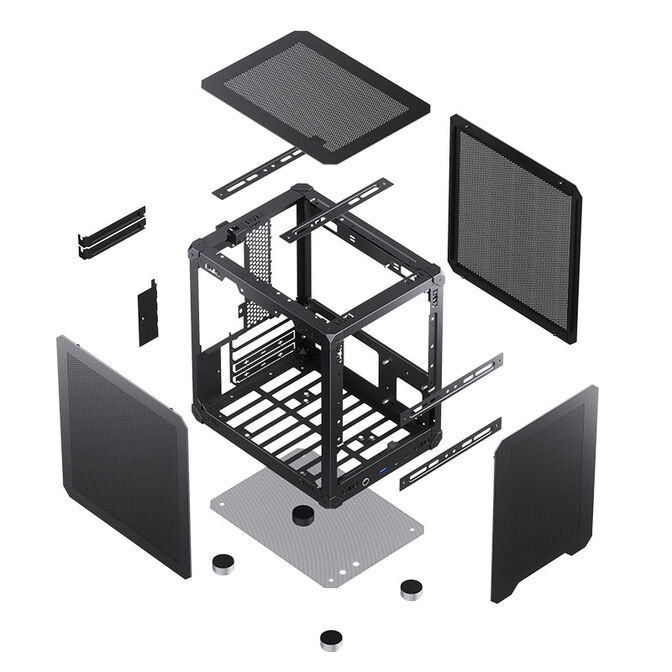 Jonsbo C6 PC-Geh&auml;use, Mini-Tower, Micro-ATX - schwarz image number 8