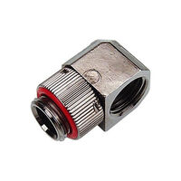 Koolance G1/4 AG zu G1/4 IG Adapter, 90&deg;, Swivel - vernickelt