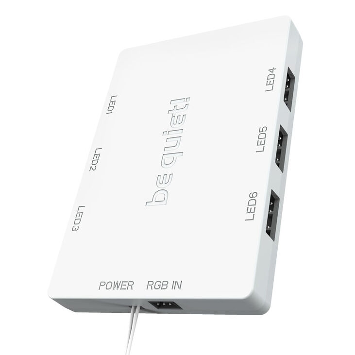 be quiet! Light Wings ARGB PWM Lüfter, Triple Pack - 120mm, weiß image number 3