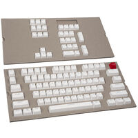 Glorious ABS-Doubleshot - 104 St., white, ANSI, US layout