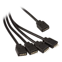 Akasa RGB 4-way splitter cable - 50 cm