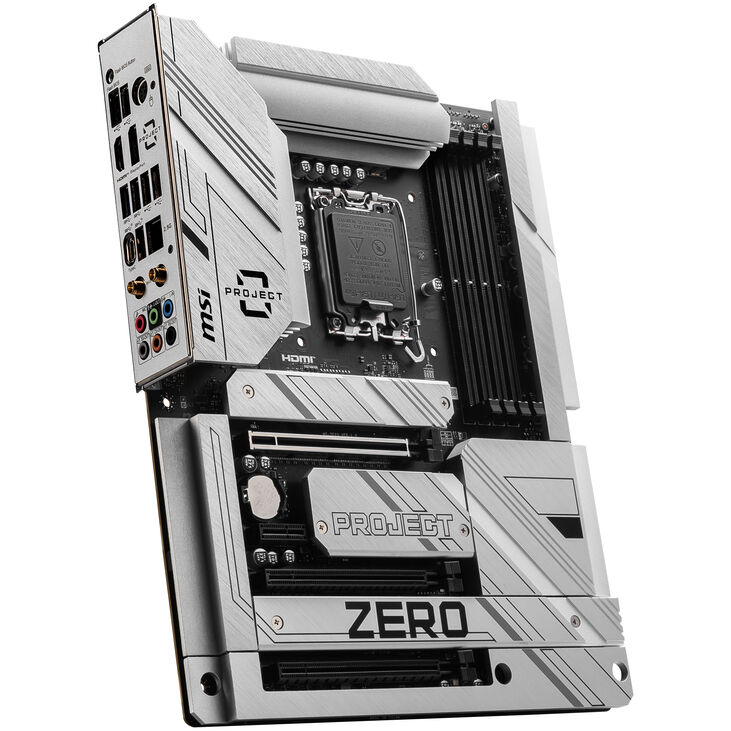 MSI Z790 Project Zero, Sockel LGA 1700, Intel Z790, ATX - DDR5, Back-Connect-Design image number 1