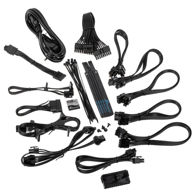 Seasonic Arch Q503 Midi Tower + CONNECT DGC-750 Gold Netzteil - schwarz image number 9