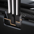 Corsair Premium Sleeved 12V-2x6 zu 12V-2x6-Kabel, Universal - schwarz/wei&szlig; image number null