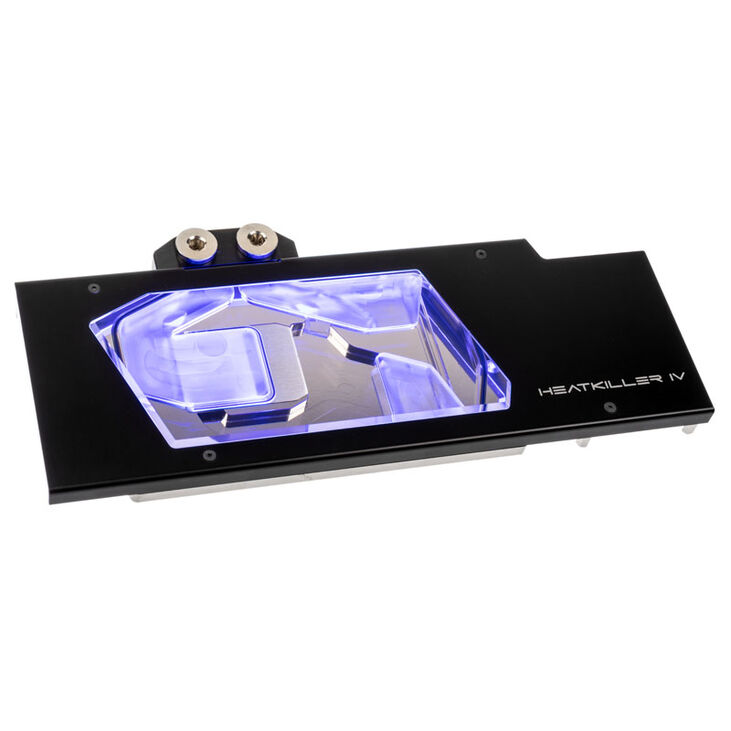 Watercool Heatkiller IV for Radeon RX 5700 / XT, RGB - Acrylic + Nickel, black image number 0