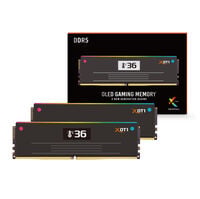 V-Color Manta XOT1 OLED RGB DDR5-6400 RAM, AMD EXPO ULL - 32 GB Dual Kit, black