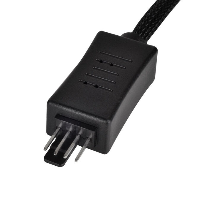 SilverStone Fan Hub 2x 10cm PWM - black image number 2