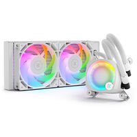 EK Water Blocks EK-Nucleus AIO CR240 Lux D-RGB Komplett-Wasserkühlung - Weiß