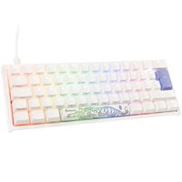 Ducky One 2 Pro Mini White Edition Gaming Keyboard, RGB LED - Gateron Yellow