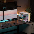 Corsair 2500X Micro-ATX Geh&auml;use, Tempered Glass - wei&szlig;, bambusholz image number null