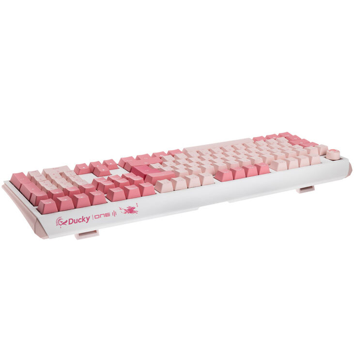 Ducky One 3 Gossamer Pink Gaming Tastatur - MX-Black Clear Top image number 2
