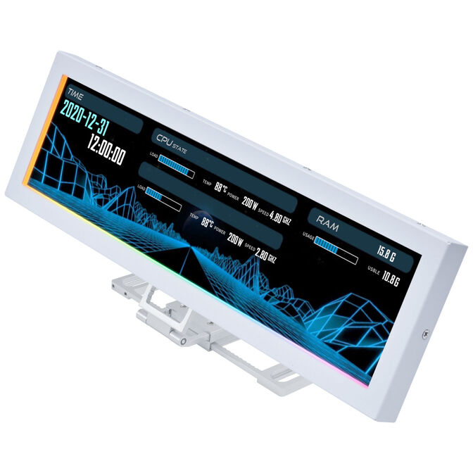 Lian Li 8.8" Universal Screen - white image number 0
