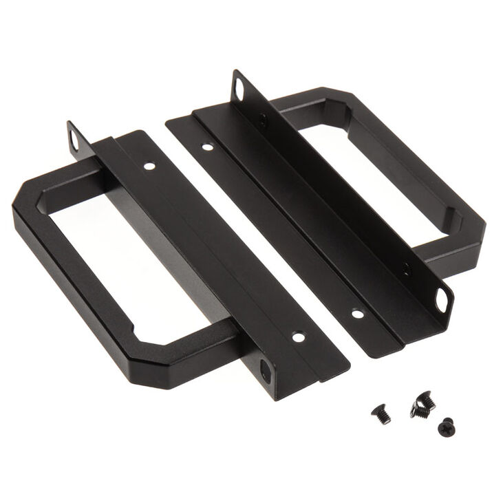 SilverStone RA02 Rackmount Kit für GD07, GD08, GD09 und GD10 - schwarz image number 0